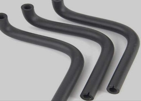 Heterogeneous rubber tube